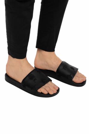‘adilette’ slides with motif of roses, zdjęcie 2 ‘adilette’ slides with motif of roses od Y-3 Yohji Yamamoto
